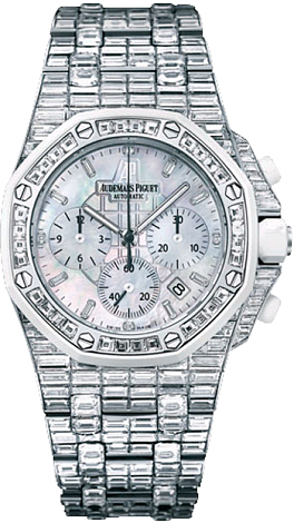 Review 26114CK.ZZ.9181BC.01 Fake Audemars Piguet Ladies Royal Oak Offshore Chronograph watch - Click Image to Close